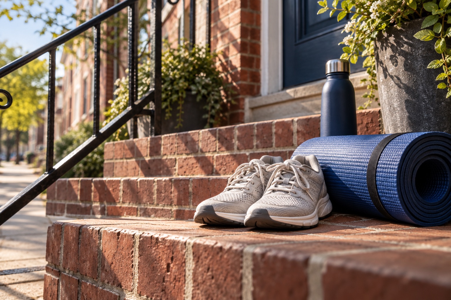 An open walking path with space to move at an easy pace
